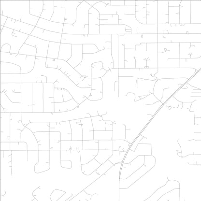 ROAD MAP OF MIDDLEBURG, FLORIDA BY MAPBAKES