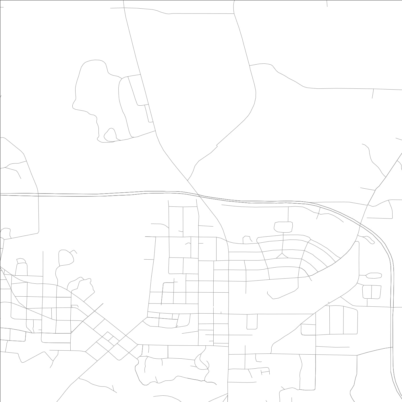 ROAD MAP OF ROCKMART, GEORGIA BY MAPBAKES