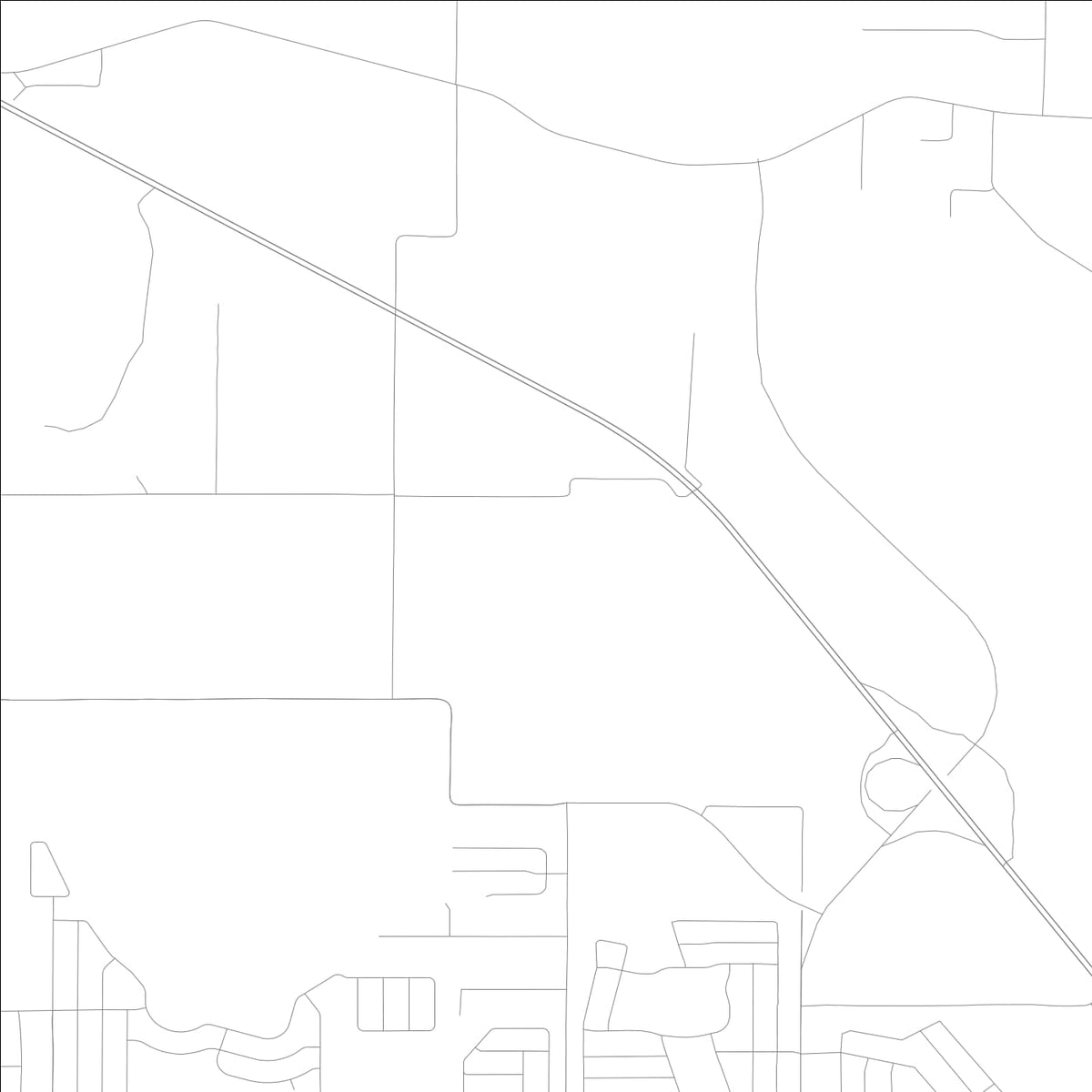 ROAD MAP OF MINNEOLA, FLORIDA BY MAPBAKES