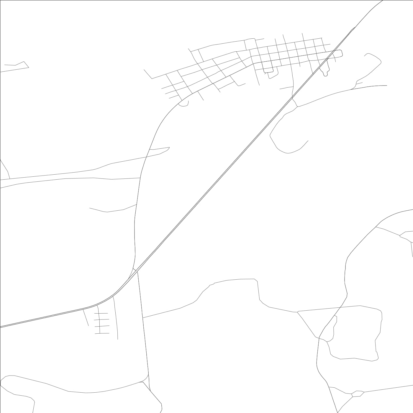 ROAD MAP OF WEST POINT, KENTUCKY BY MAPBAKES