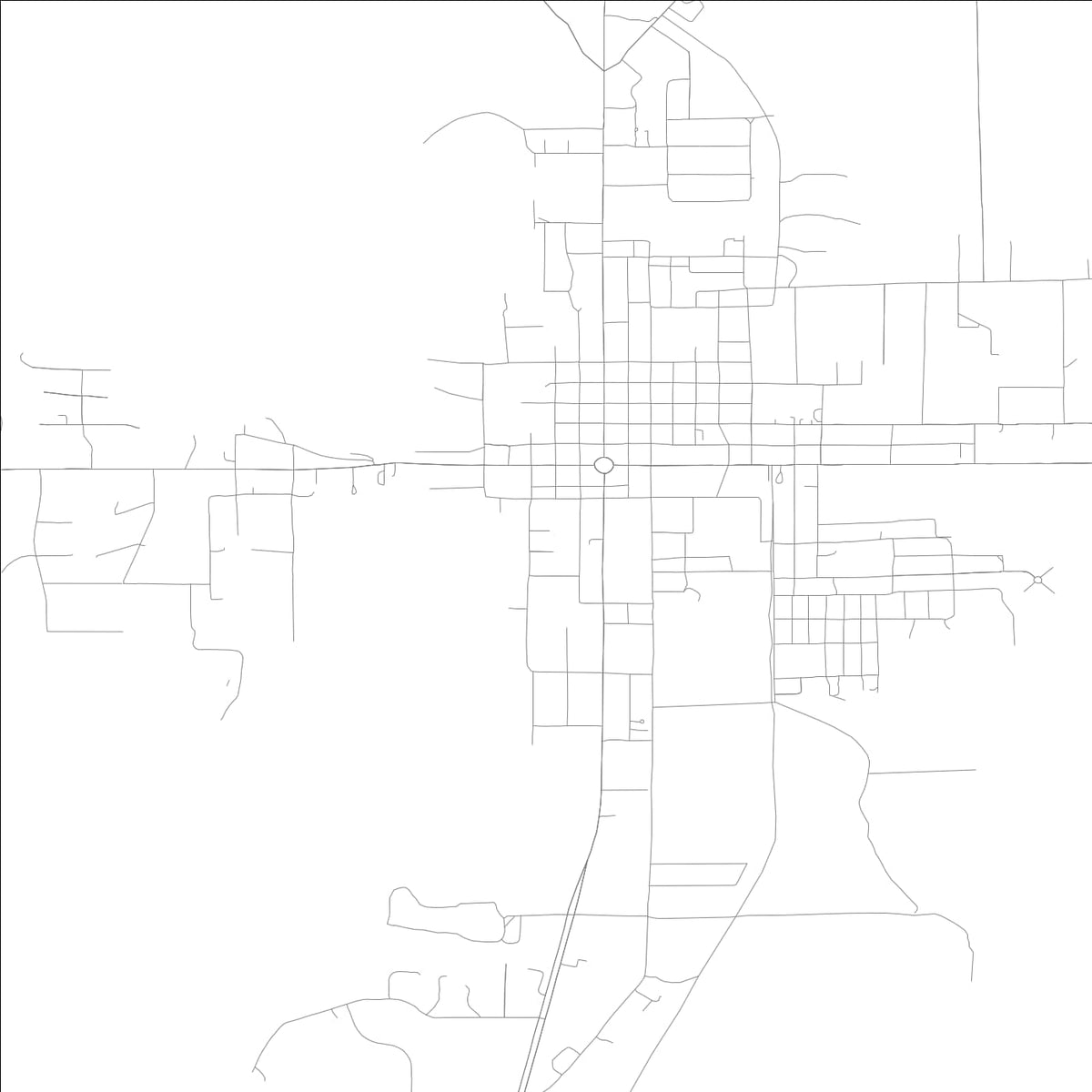 ROAD MAP OF MONTICELLO, FLORIDA BY MAPBAKES