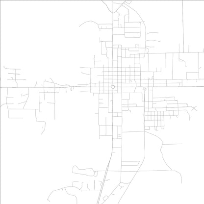 ROAD MAP OF MONTICELLO, FLORIDA BY MAPBAKES