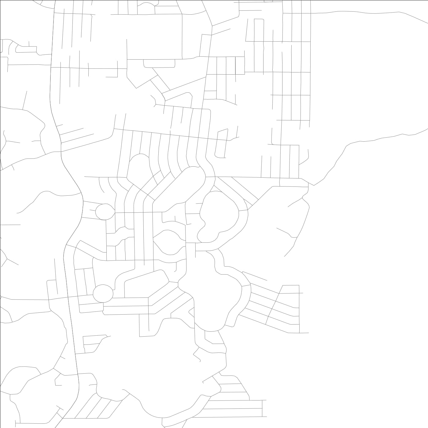 ROAD MAP OF MOON LAKE, FLORIDA BY MAPBAKES