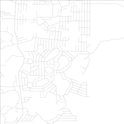 ROAD MAP OF MOON LAKE, FLORIDA BY MAPBAKES