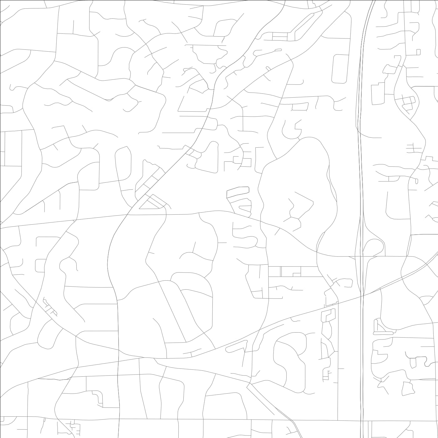 ROAD MAP OF SANDY SPRINGS, GEORGIA BY MAPBAKES