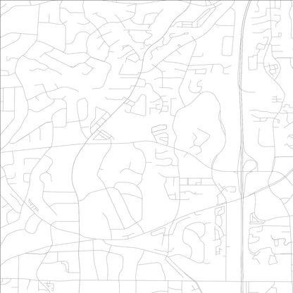 ROAD MAP OF SANDY SPRINGS, GEORGIA BY MAPBAKES