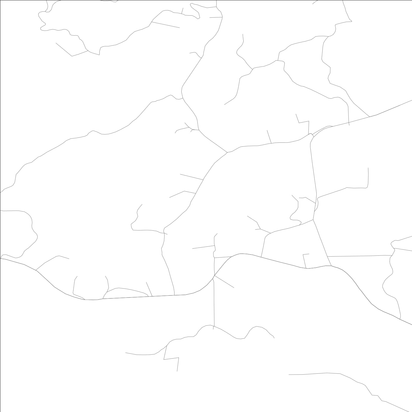 ROAD MAP OF SAUTEE NACOOCHEE, GEORGIA BY MAPBAKES