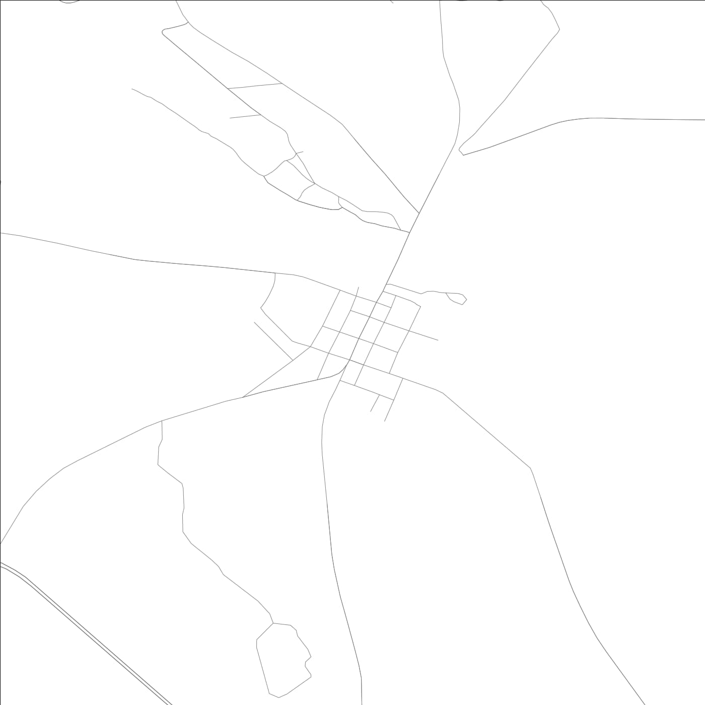 ROAD MAP OF SCOTLAND, GEORGIA BY MAPBAKES