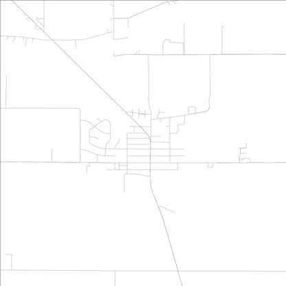 ROAD MAP OF ROSSVILLE, INDIANA BY MAPBAKES