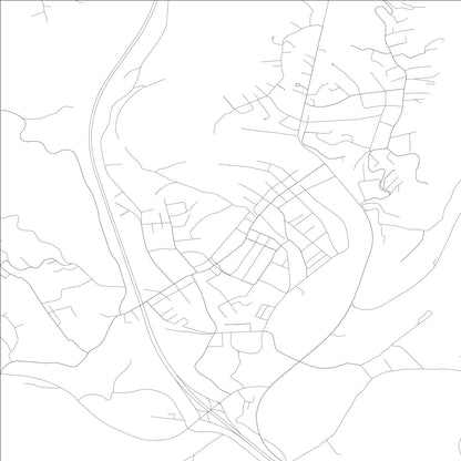 ROAD MAP OF WILLIAMSBURG, KENTUCKY BY MAPBAKES