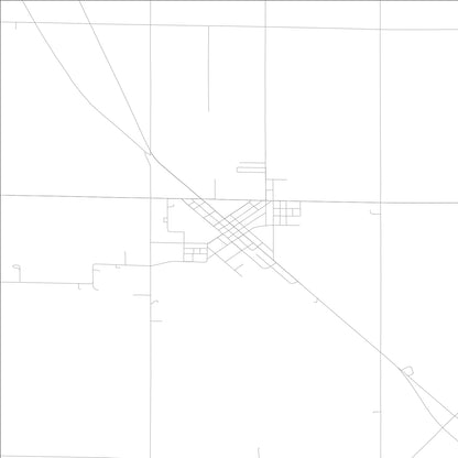 ROAD MAP OF ROYAL CENTER, INDIANA BY MAPBAKES