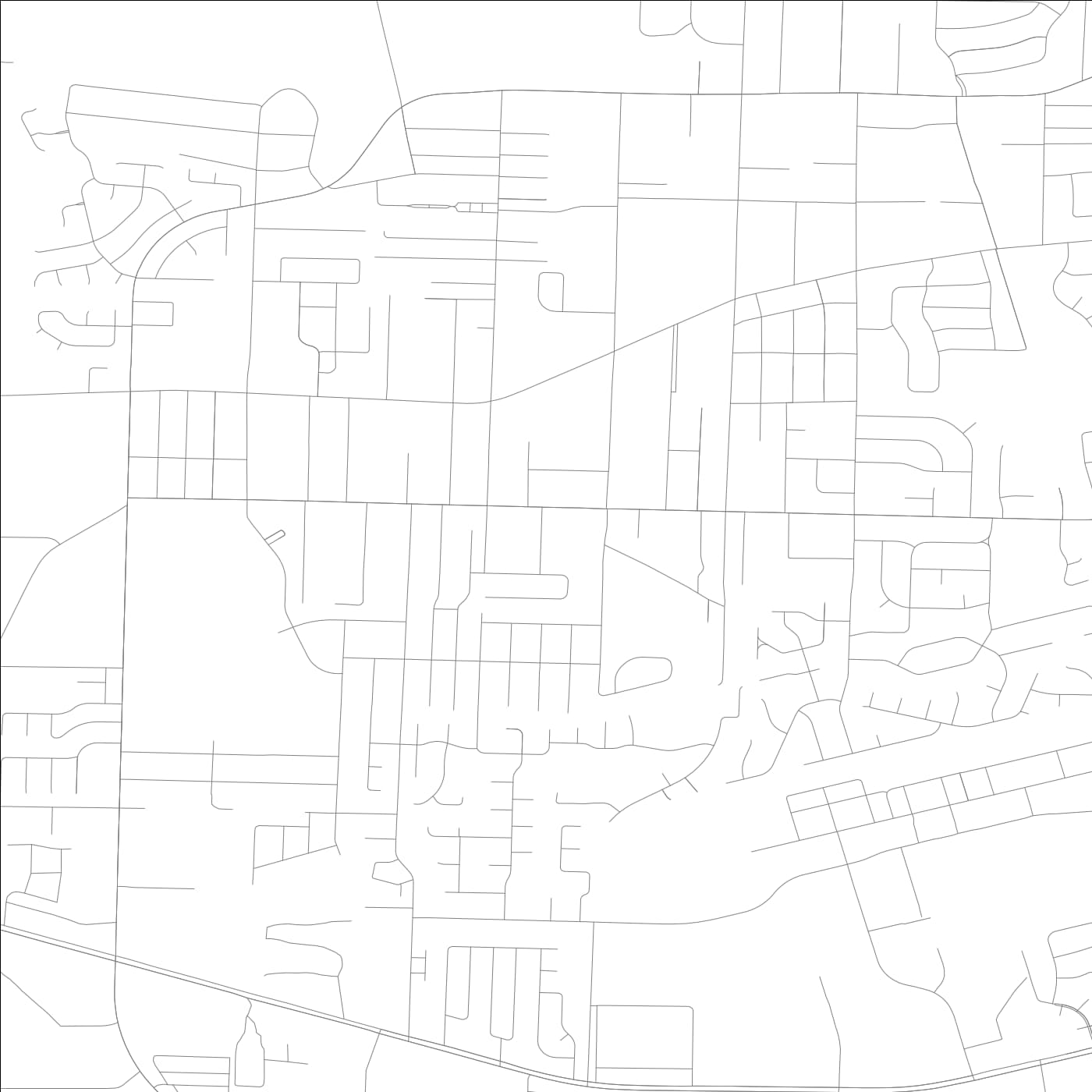 ROAD MAP OF MYRTLE GROVE, FLORIDA BY MAPBAKES