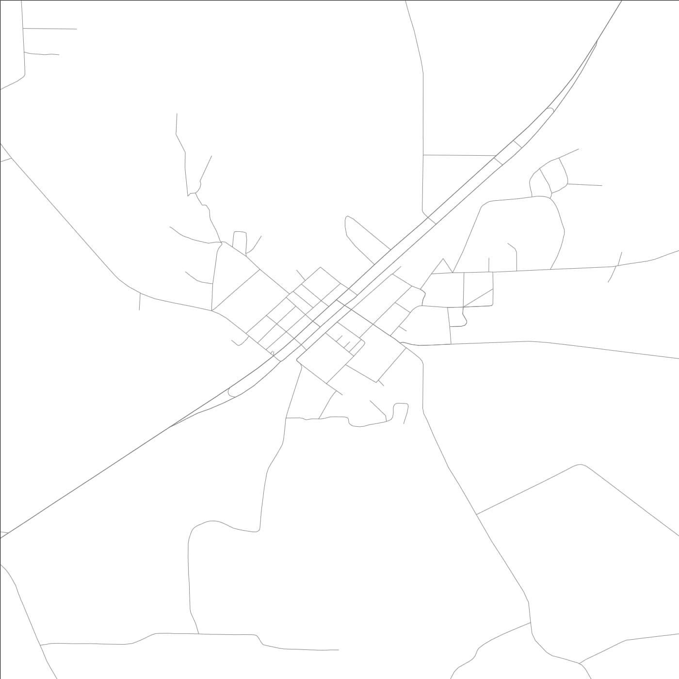 ROAD MAP OF SCREVEN, GEORGIA BY MAPBAKES