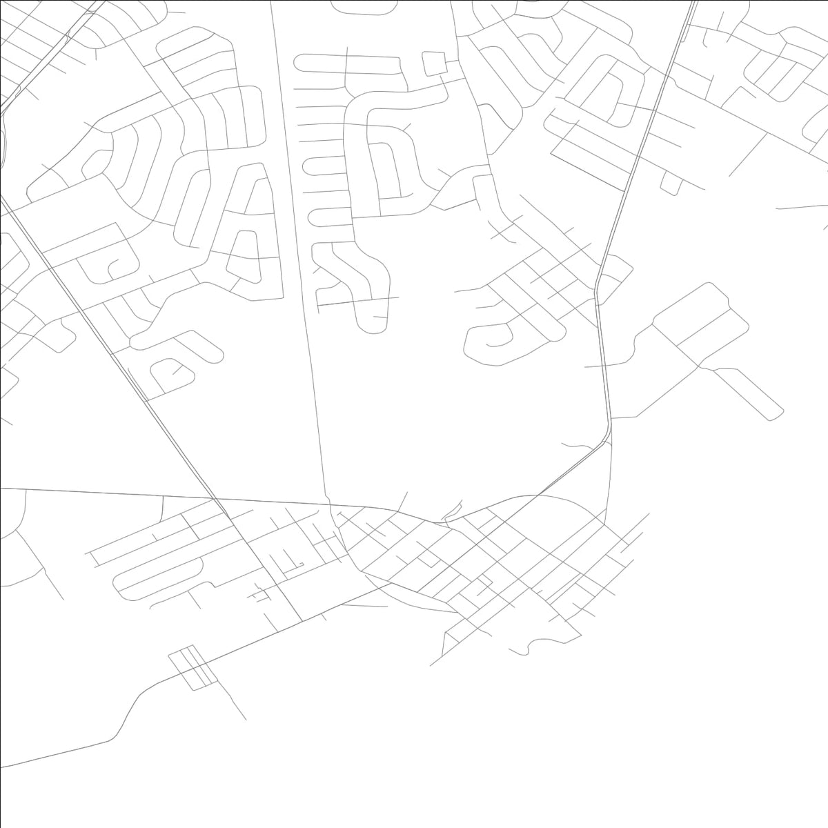 ROAD MAP OF NEW CASTLE, DELAWARE BY MAPBAKES