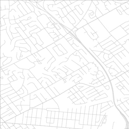 ROAD MAP OF WINDY HILLS, KENTUCKY BY MAPBAKES