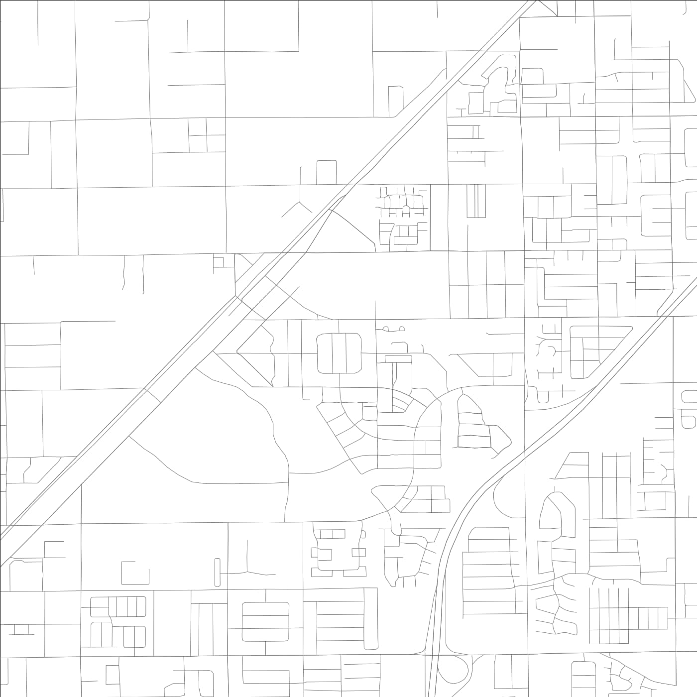 ROAD MAP OF NARANJA, FLORIDA BY MAPBAKES