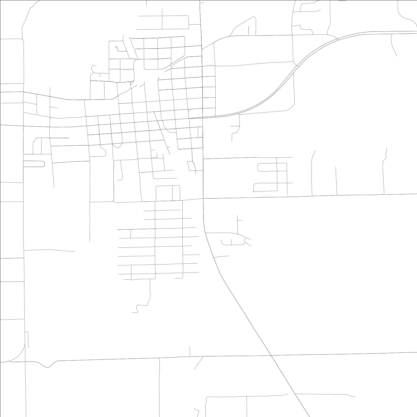 ROAD MAP OF NEWBERRY, FLORIDA BY MAPBAKES