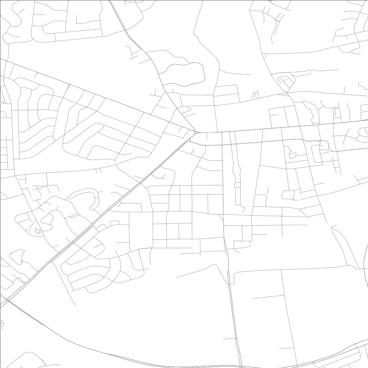ROAD MAP OF NEWARK, DELAWARE BY MAPBAKES