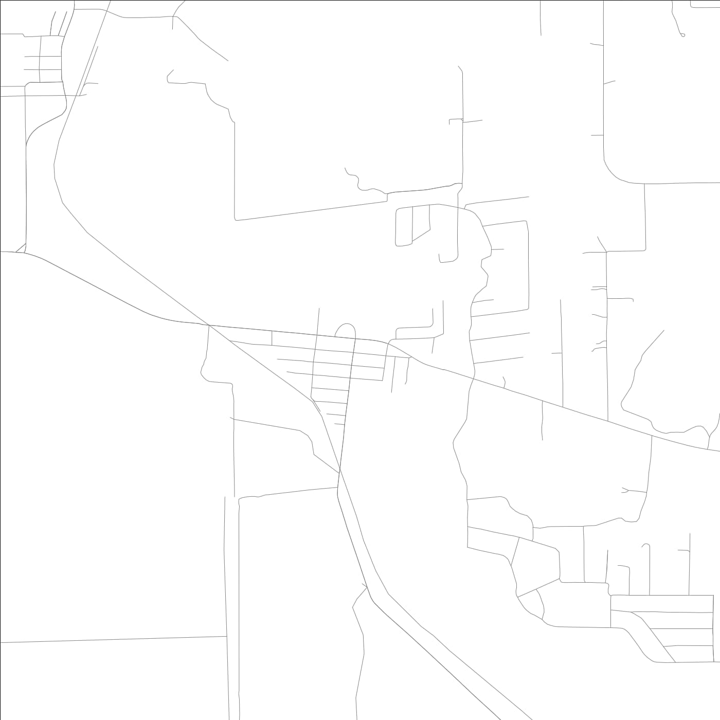 ROAD MAP OF NOBLETON, FLORIDA BY MAPBAKES