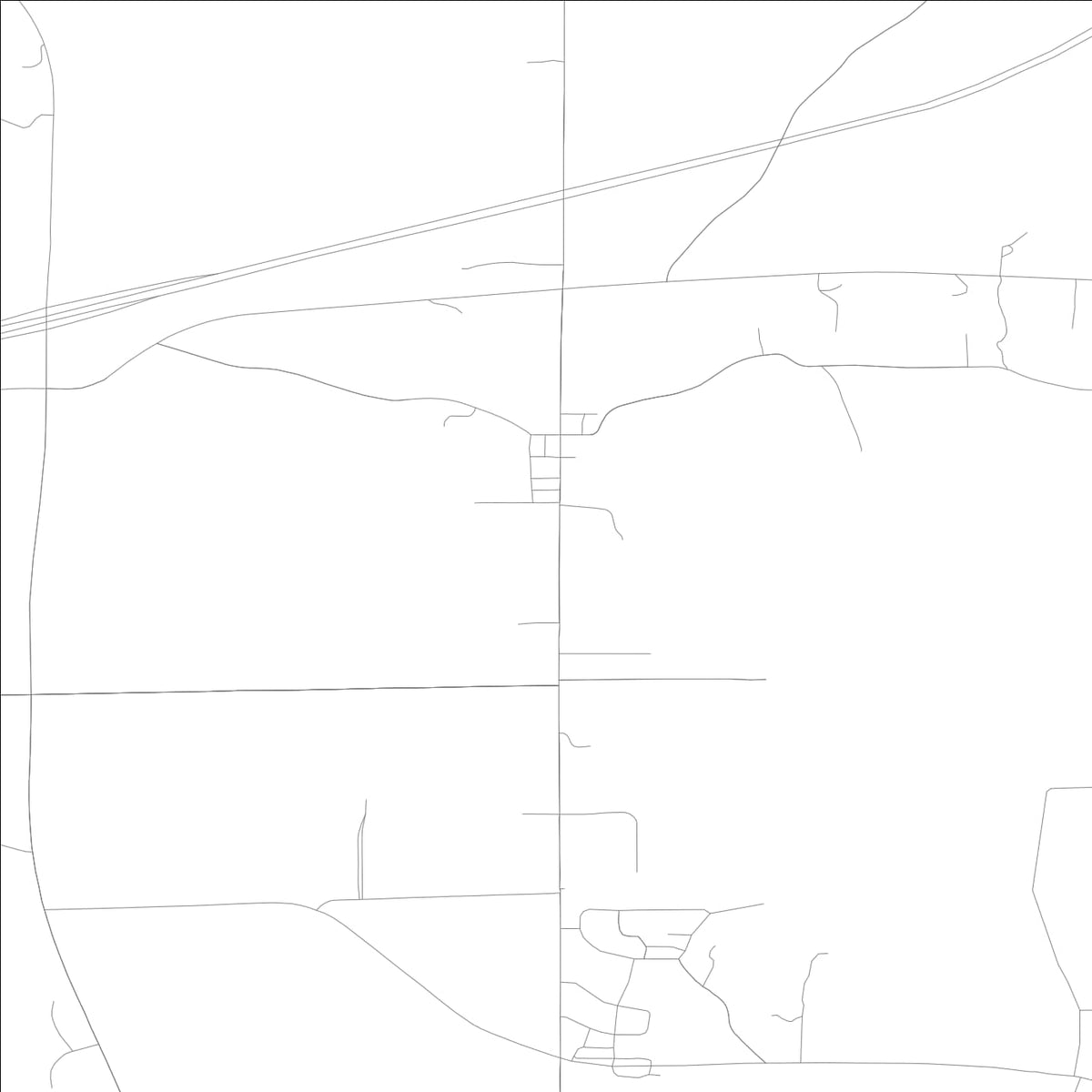 ROAD MAP OF SCOTLAND, INDIANA BY MAPBAKES