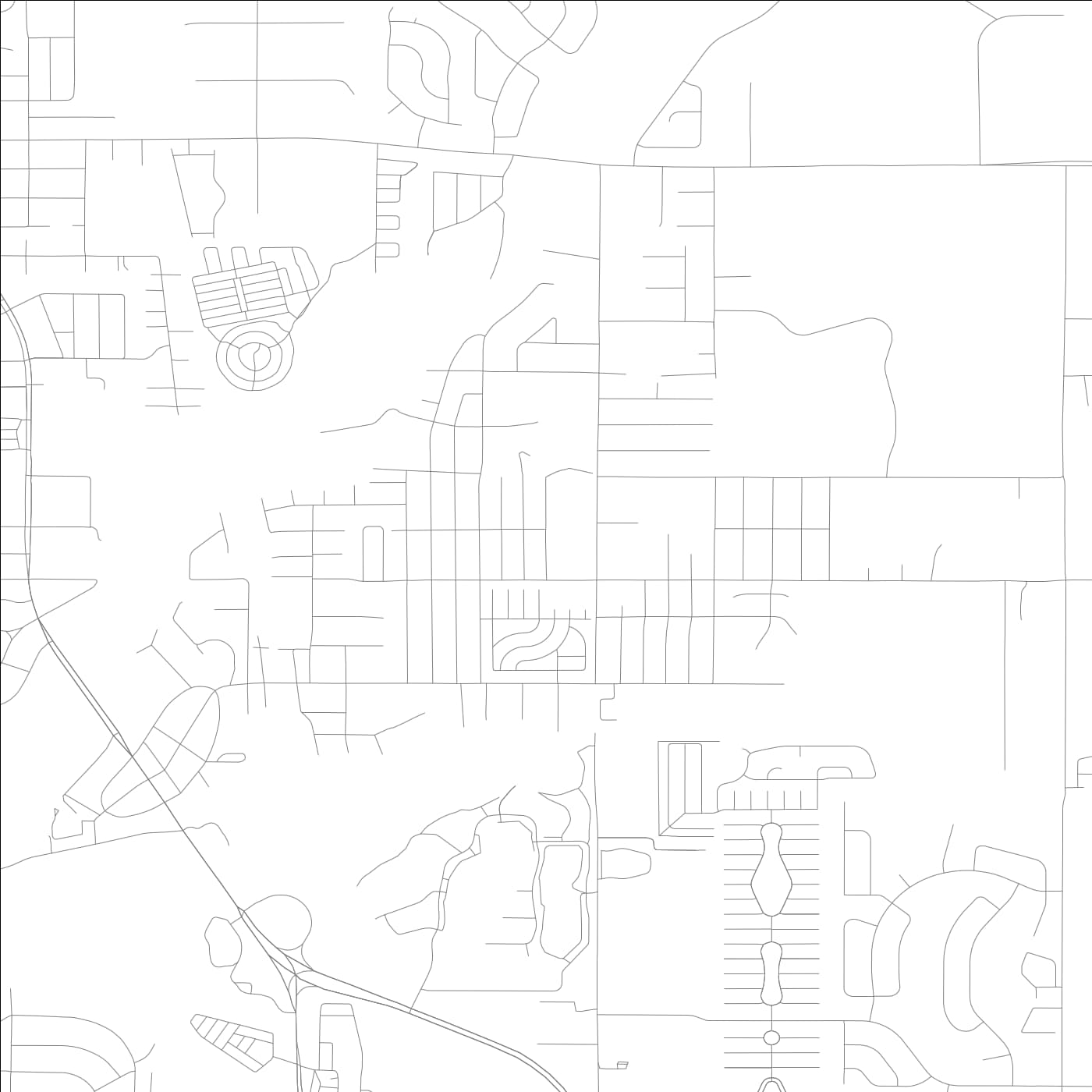 ROAD MAP OF NOKOMIS, FLORIDA BY MAPBAKES