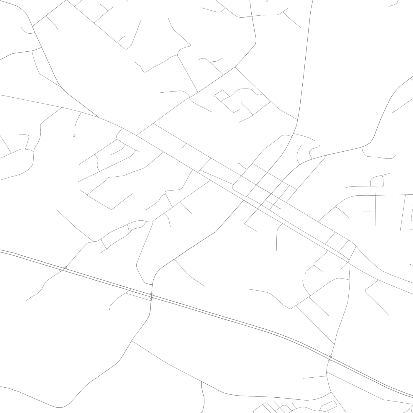 ROAD MAP OF STATHAM, GEORGIA BY MAPBAKES