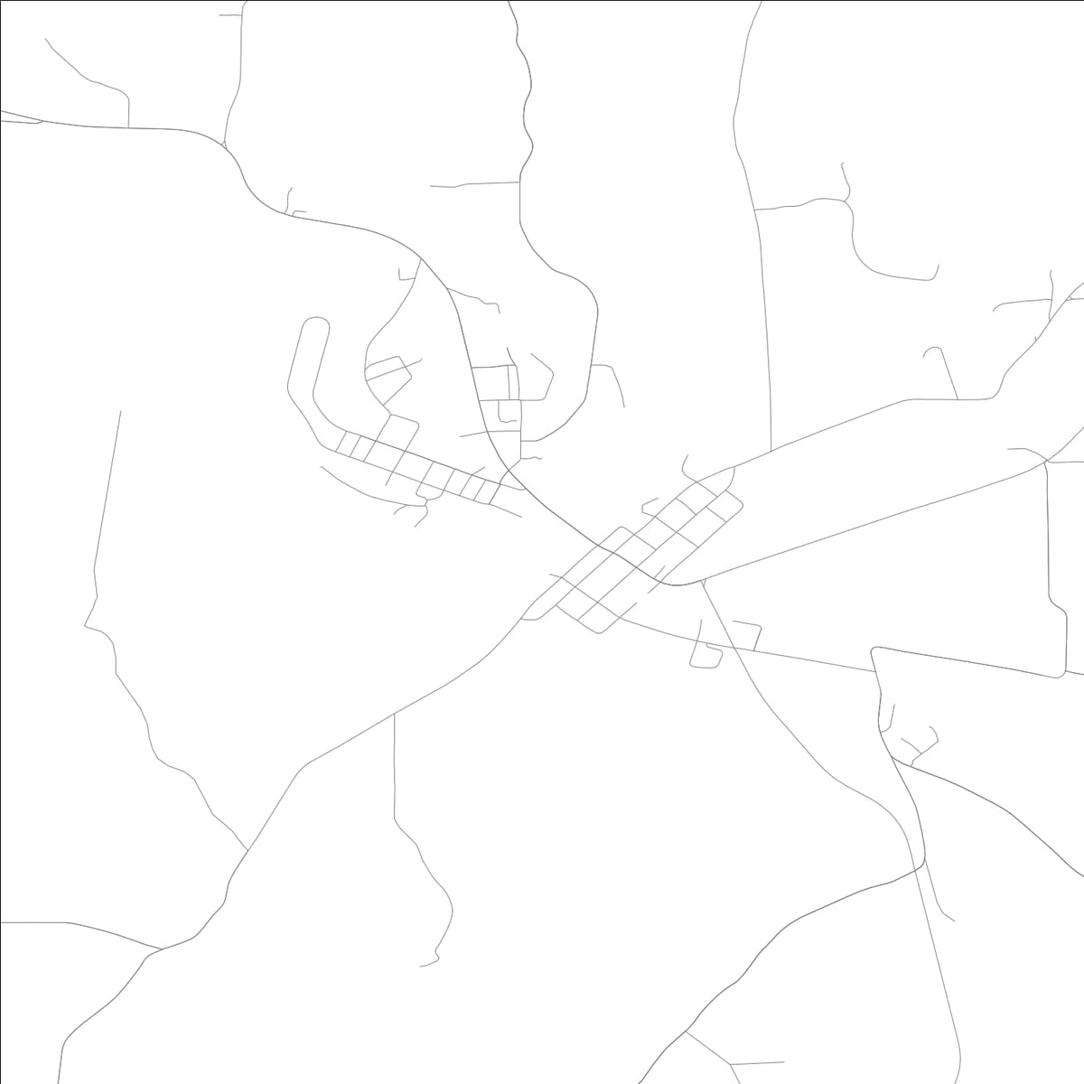 ROAD MAP OF SHOALS, INDIANA BY MAPBAKES