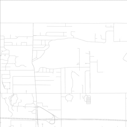 ROAD MAP OF SIMONTON LAKE, INDIANA BY MAPBAKES