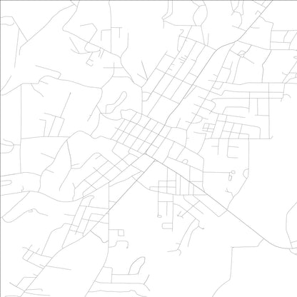 ROAD MAP OF SUMMERVILLE, GEORGIA BY MAPBAKES