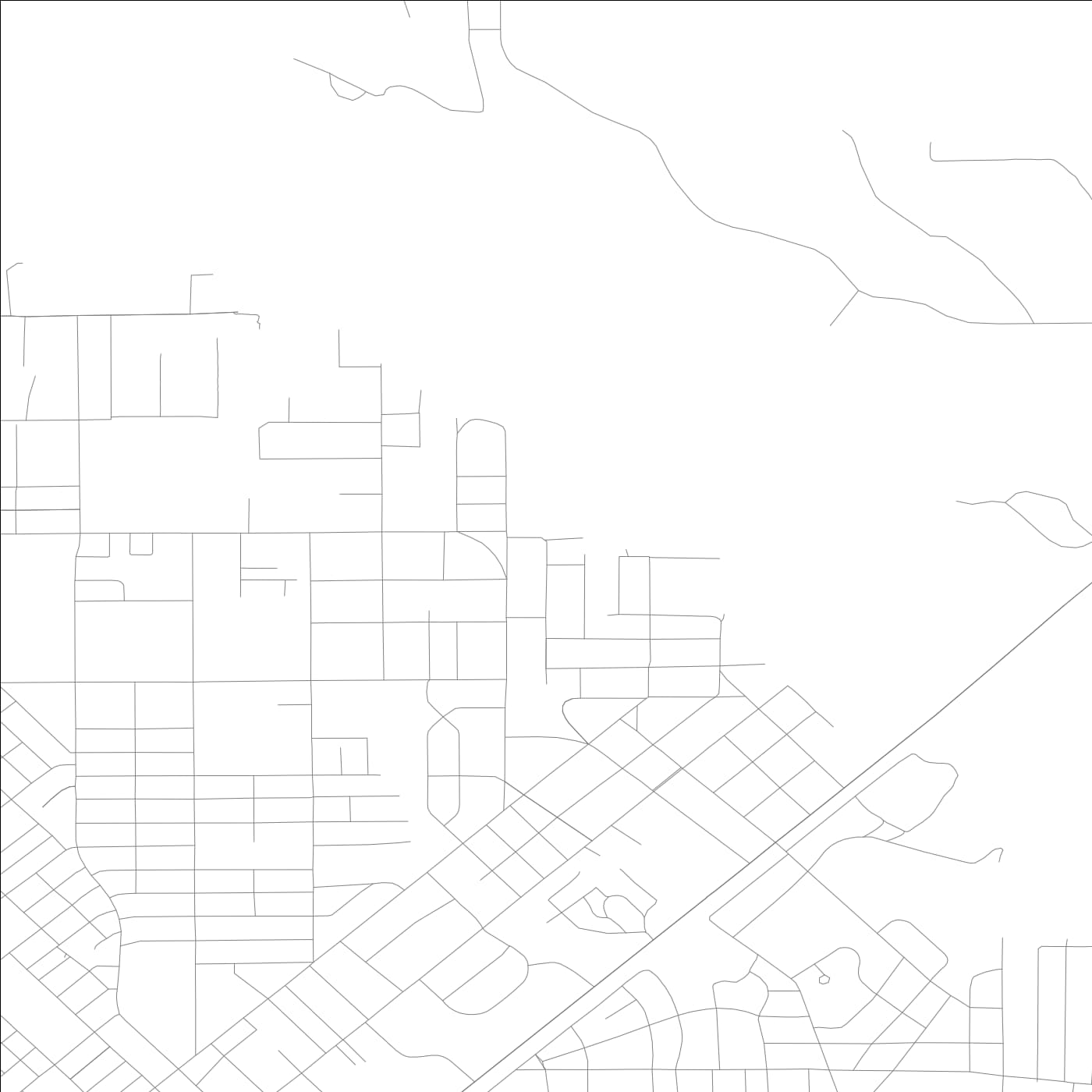 ROAD MAP OF SUNNYSIDE, GEORGIA BY MAPBAKES