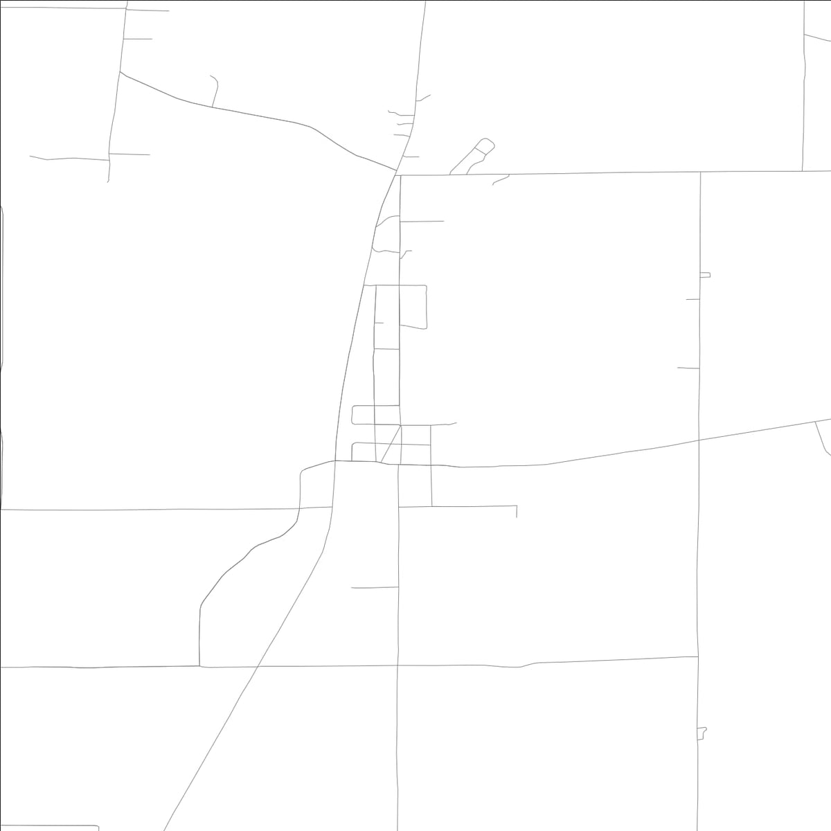 ROAD MAP OF SOMERVILLE, INDIANA BY MAPBAKES