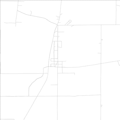 ROAD MAP OF SOMERVILLE, INDIANA BY MAPBAKES