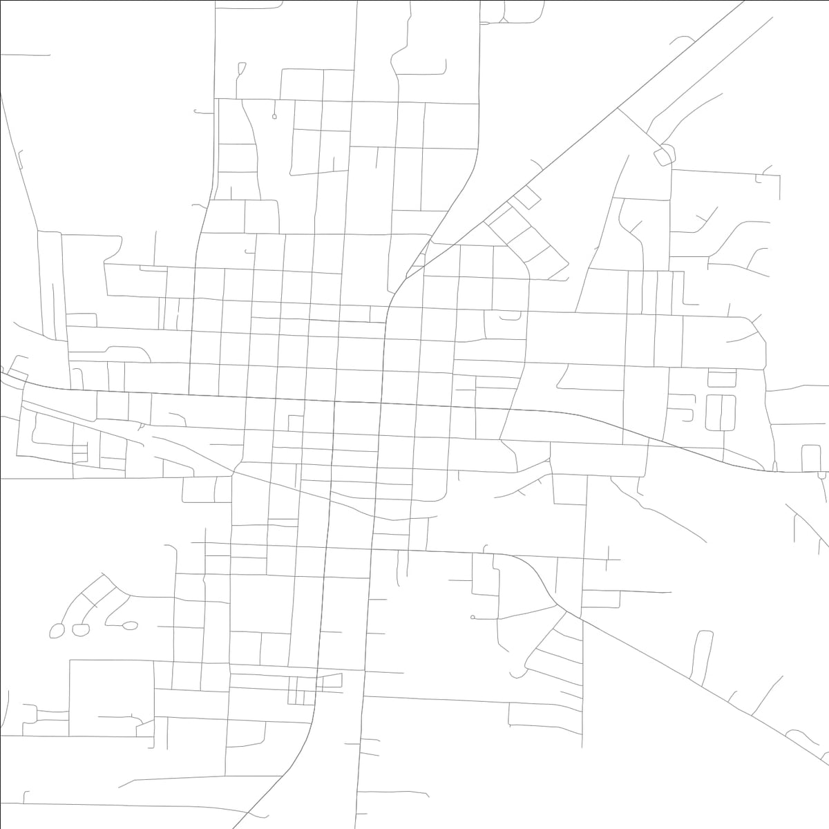 ROAD MAP OF SYLVESTER, GEORGIA BY MAPBAKES