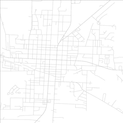 ROAD MAP OF SYLVESTER, GEORGIA BY MAPBAKES