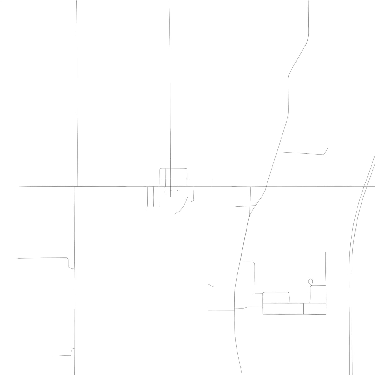 ROAD MAP OF SPRINGPORT, INDIANA BY MAPBAKES
