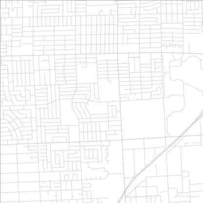 ROAD MAP OF OLYMPIA HEIGHTS, FLORIDA BY MAPBAKES