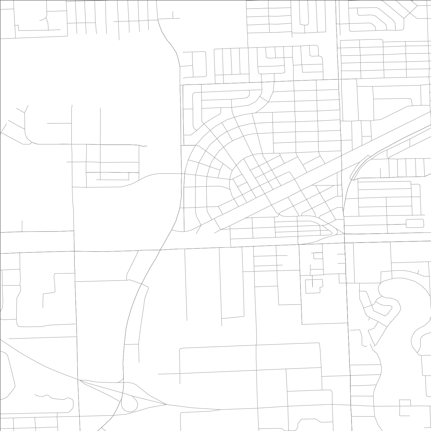 ROAD MAP OF OPA LOCKA, FLORIDA BY MAPBAKES