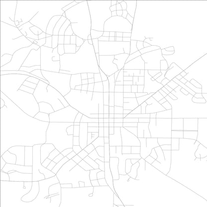 ROAD MAP OF THOMASTON, GEORGIA BY MAPBAKES