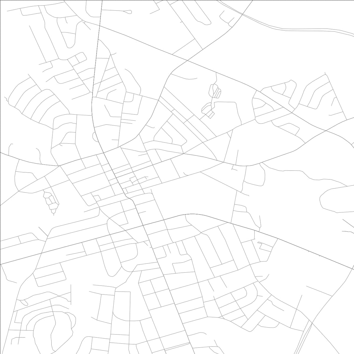 ROAD MAP OF THOMSON, GEORGIA BY MAPBAKES