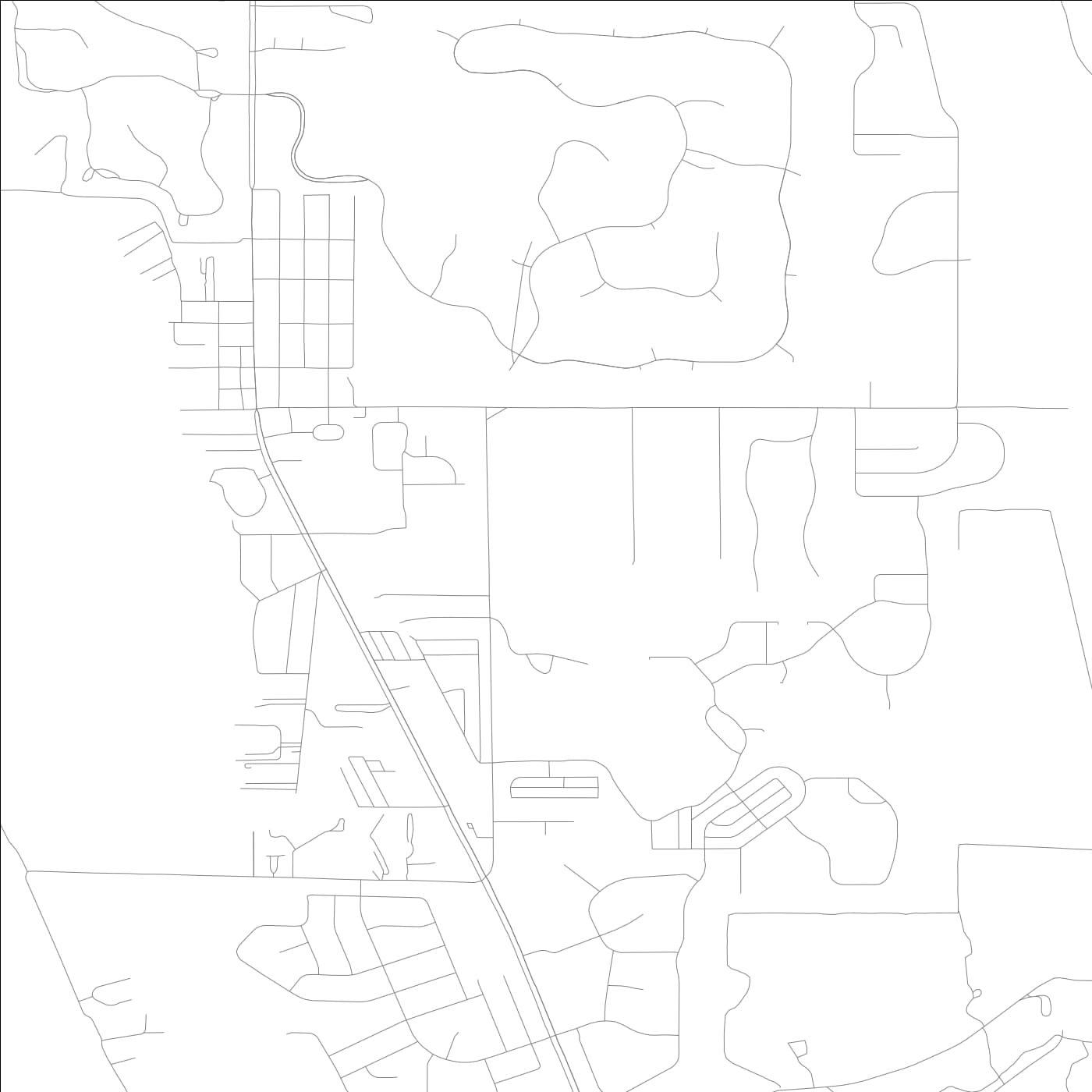 ROAD MAP OF OSPREY, FLORIDA BY MAPBAKES