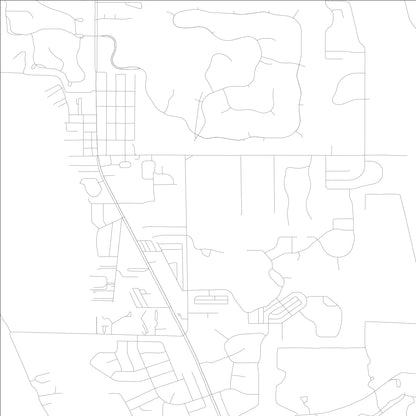 ROAD MAP OF OSPREY, FLORIDA BY MAPBAKES