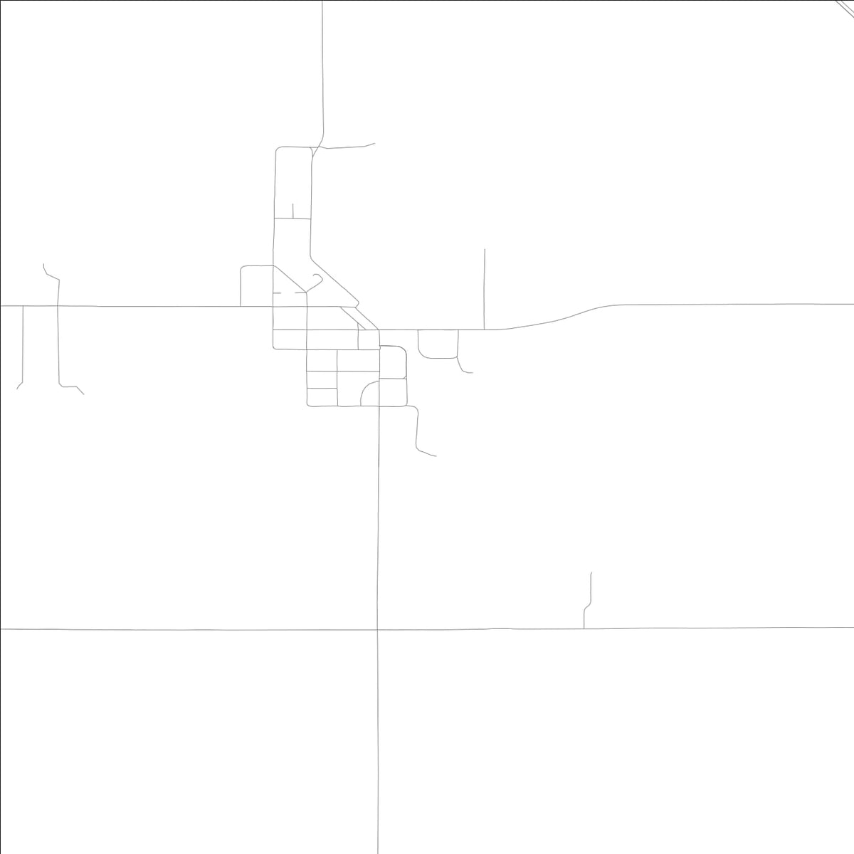 ROAD MAP OF STOCKWELL, INDIANA BY MAPBAKES