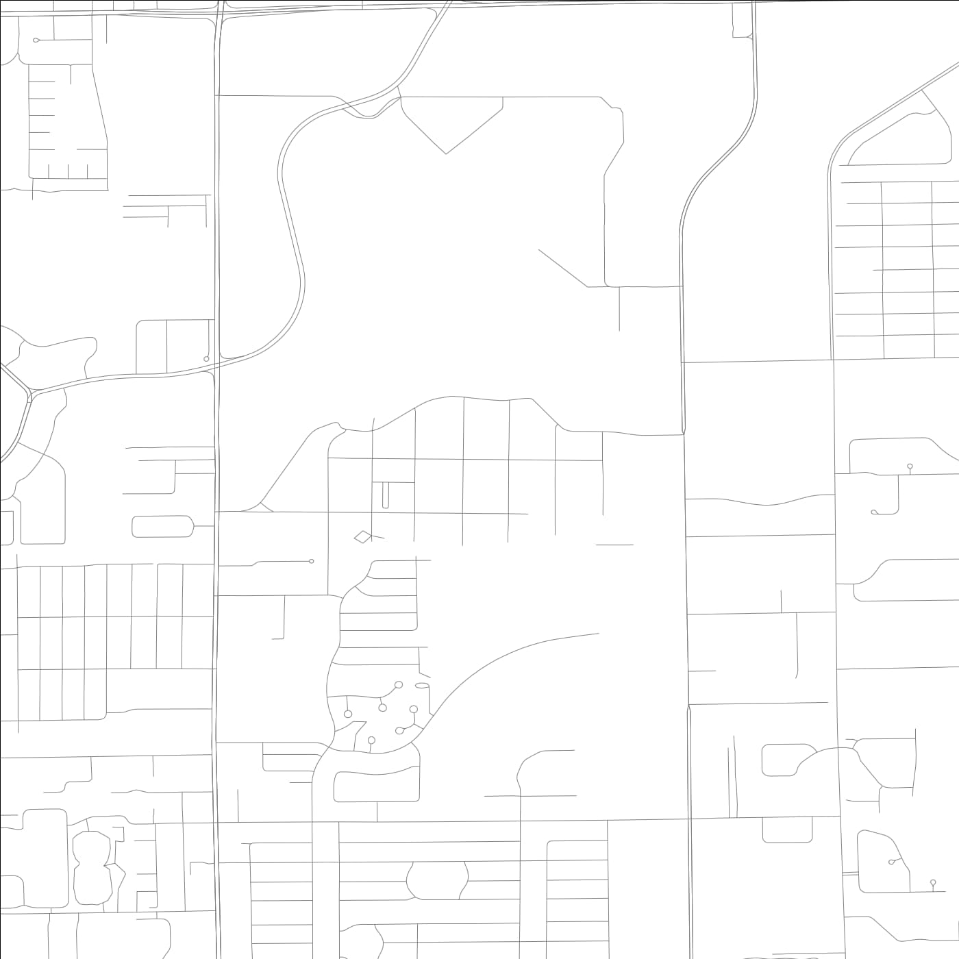 ROAD MAP OF PAGE PARK, FLORIDA BY MAPBAKES