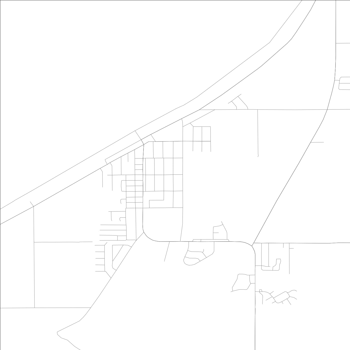 ROAD MAP OF PAHOKEE, FLORIDA BY MAPBAKES