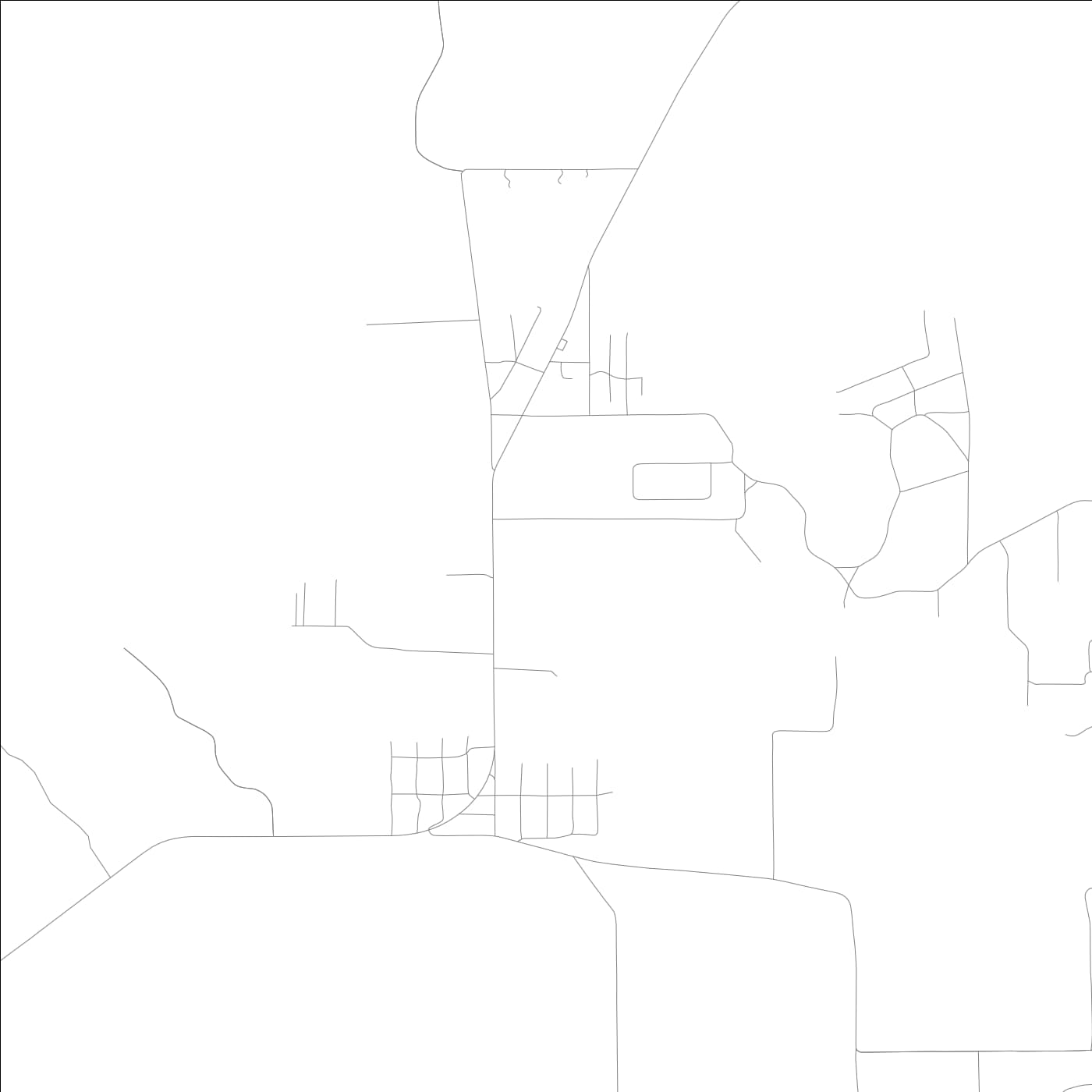 ROAD MAP OF PAISLEY, FLORIDA BY MAPBAKES