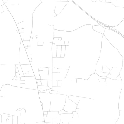 ROAD MAP OF TUNNEL HILL, GEORGIA BY MAPBAKES