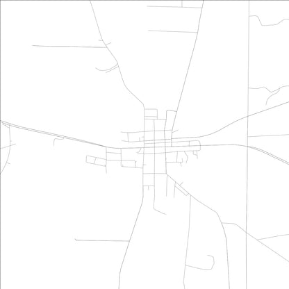 ROAD MAP OF TY TY, GEORGIA BY MAPBAKES