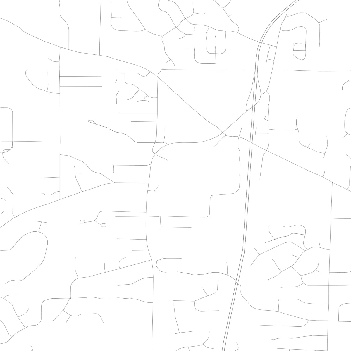 ROAD MAP OF TYRONE, GEORGIA BY MAPBAKES
