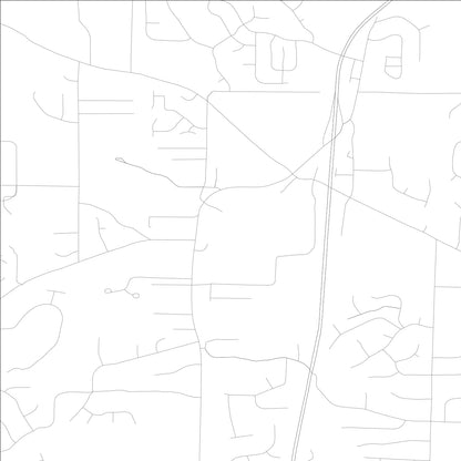 ROAD MAP OF TYRONE, GEORGIA BY MAPBAKES