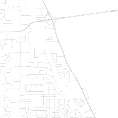 ROAD MAP OF PALM SHORES, FLORIDA BY MAPBAKES